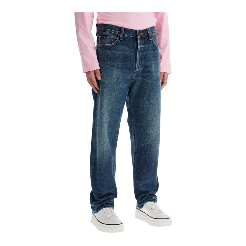 Agolde Vintage Distressed Straight Jeans Blue Heren