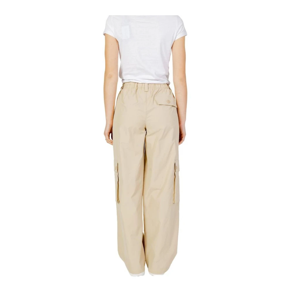 Only Katoenmix Jeans en Broeken Beige Dames