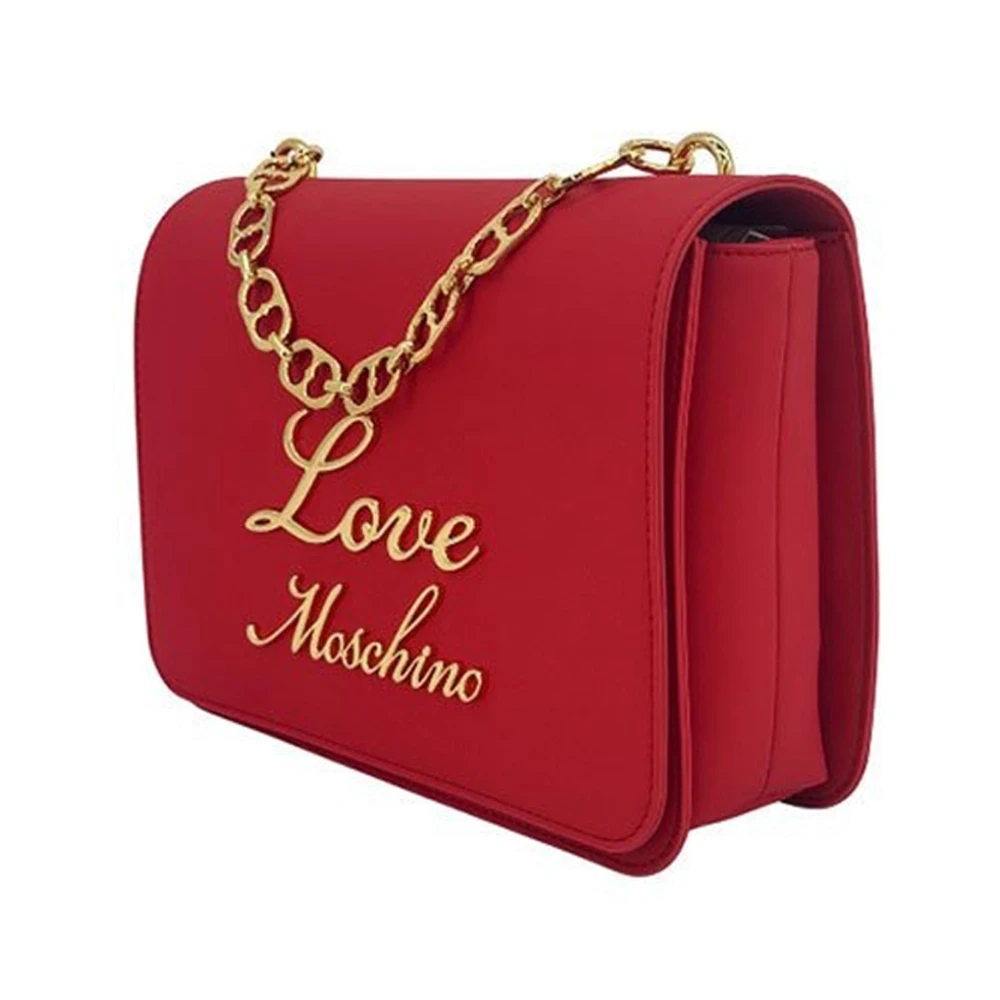 Love Moschino Rode handtas met kettinghandvat Red Dames