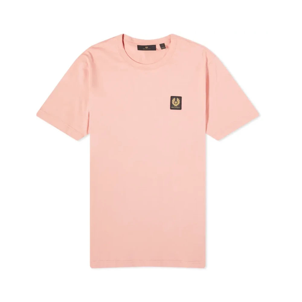 Belstaff Rust Pink Phoenix Logo Tee Pink Heren