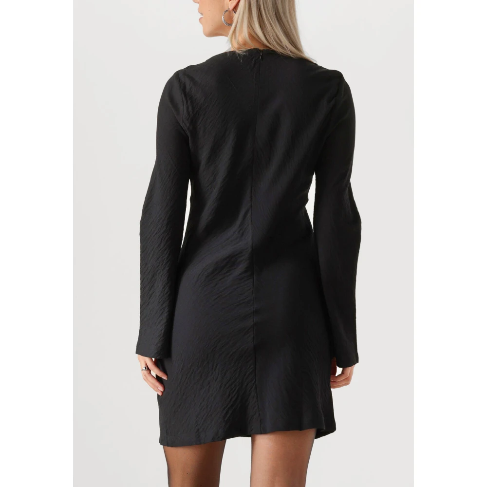 Envii Elegante Zwarte Mini Jurk Black Dames