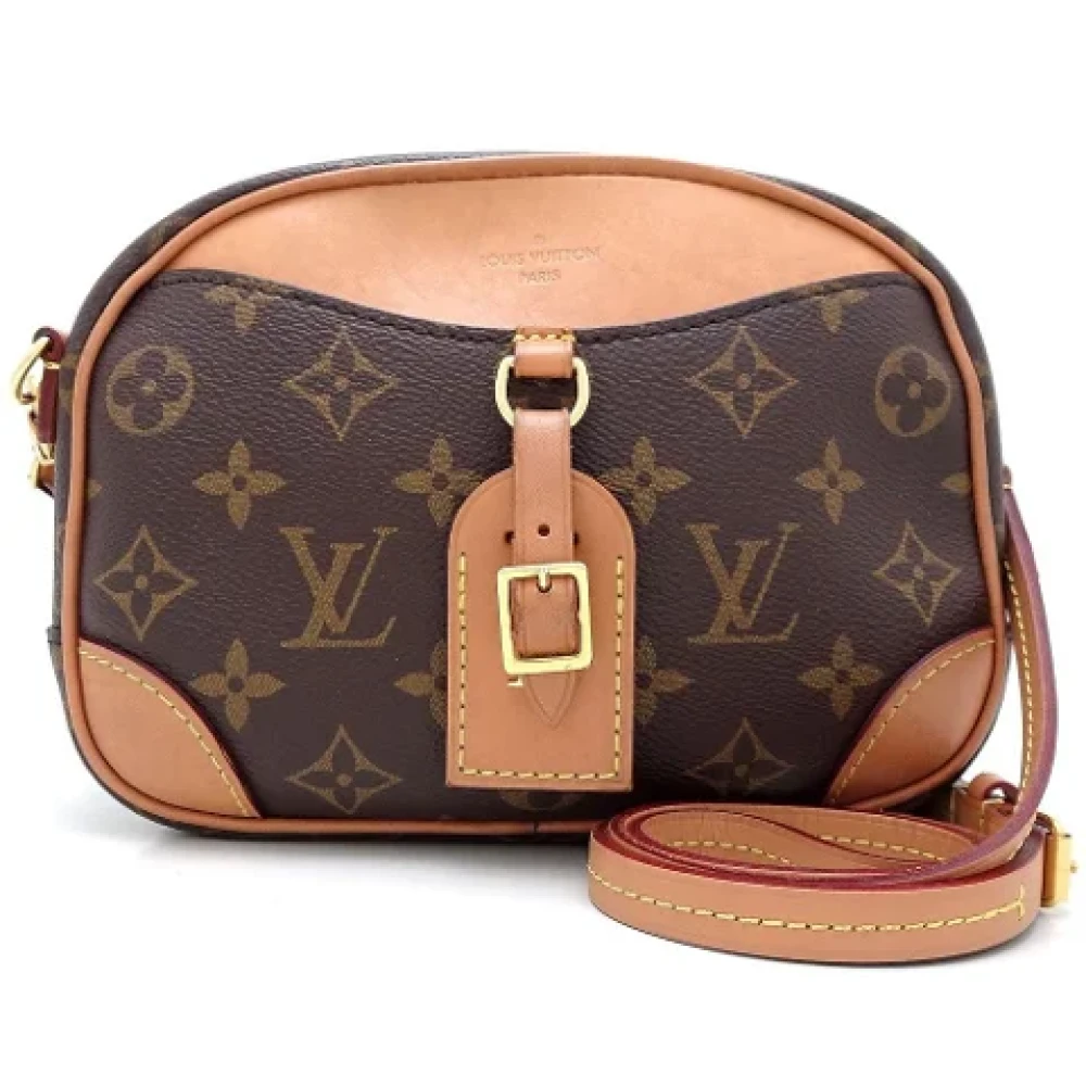 Louis Vuitton Vintage Pre-owned Canvas shoulder-bags Brown Dames