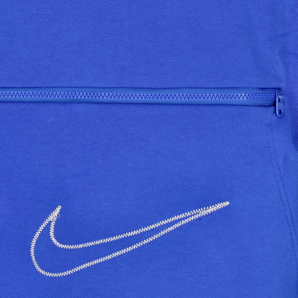 Nike NBA City Edition Courtside Fleece Hoodie Blue Heren