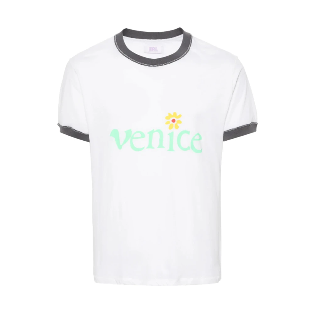 ERL Venice T-Shirt Gebreid White Heren