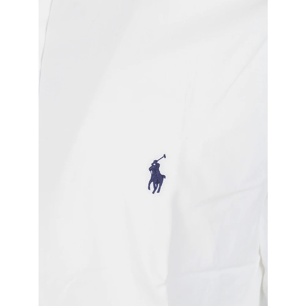 Ralph Lauren Poplin Bistrch Overhemd White Heren