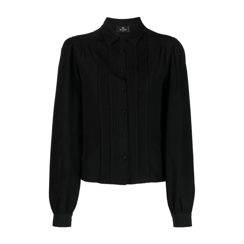 Etro Mujer Negro - Camisa De Seda - Blouses & Shirts - M