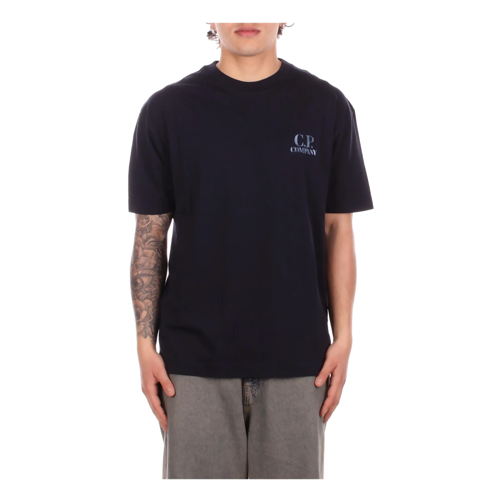 C.p. Company Cp Company T-Shirts And Polos - Male - T-Shirts - Blue - M - Tops