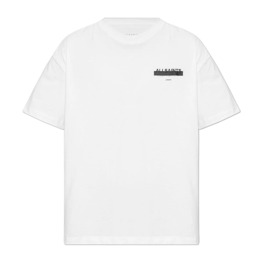 AllSaints T-shirt Redact White Heren