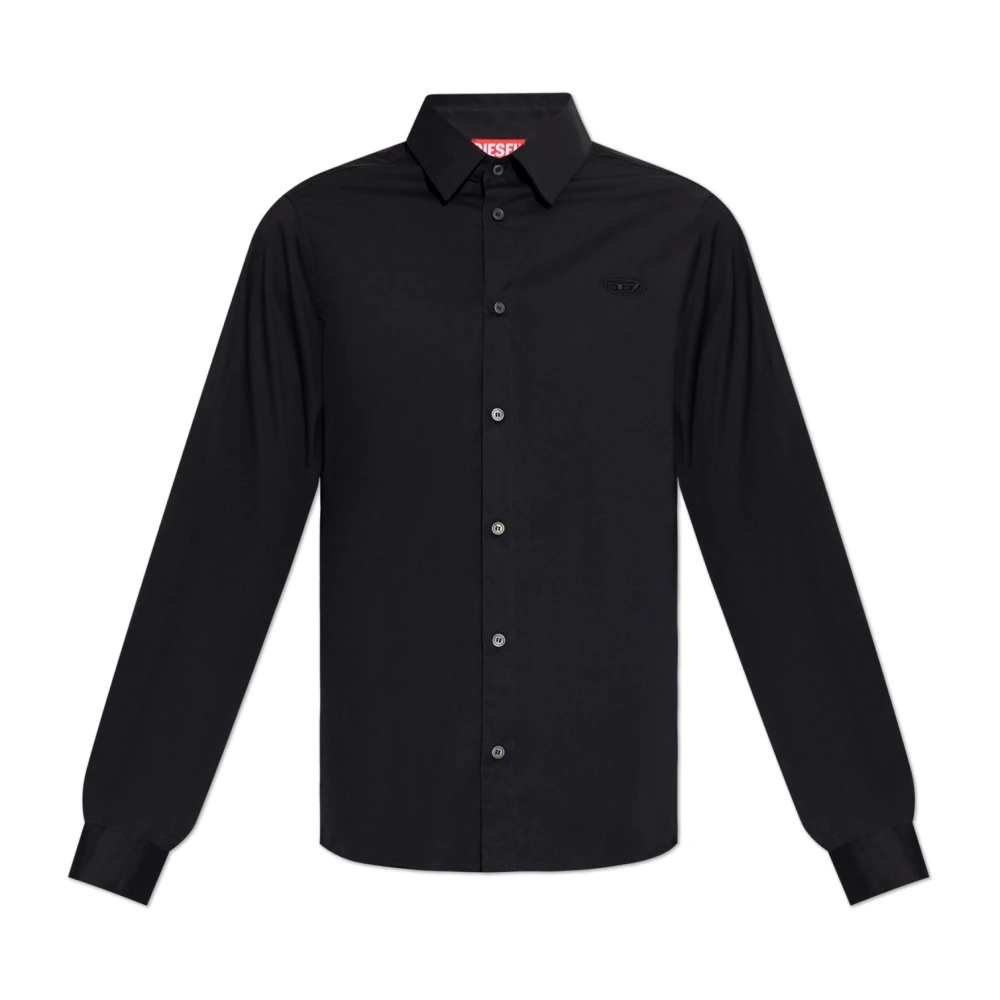 Diesel Uomo Nero Magliette, 2XL, New,
