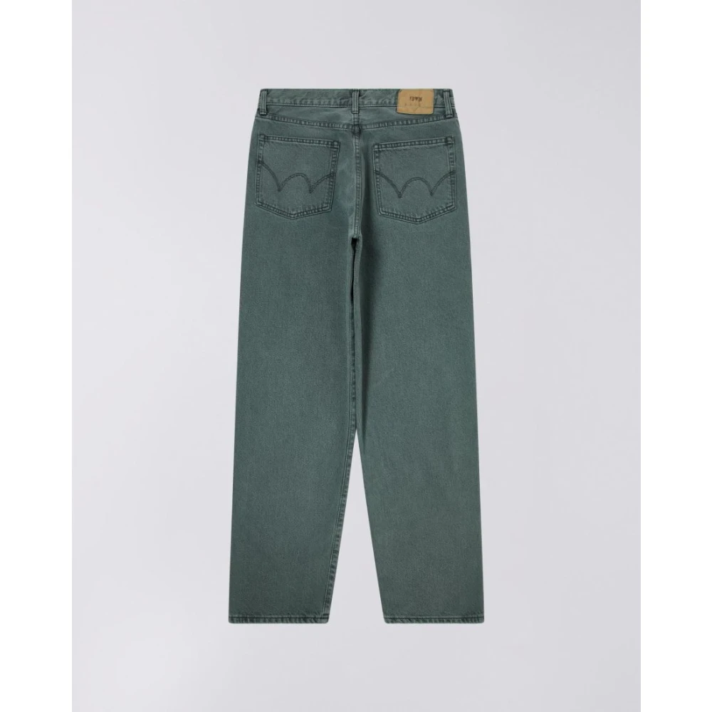 Edwin Japanse Losse Zwarte Groene Denim Jeans Green Heren