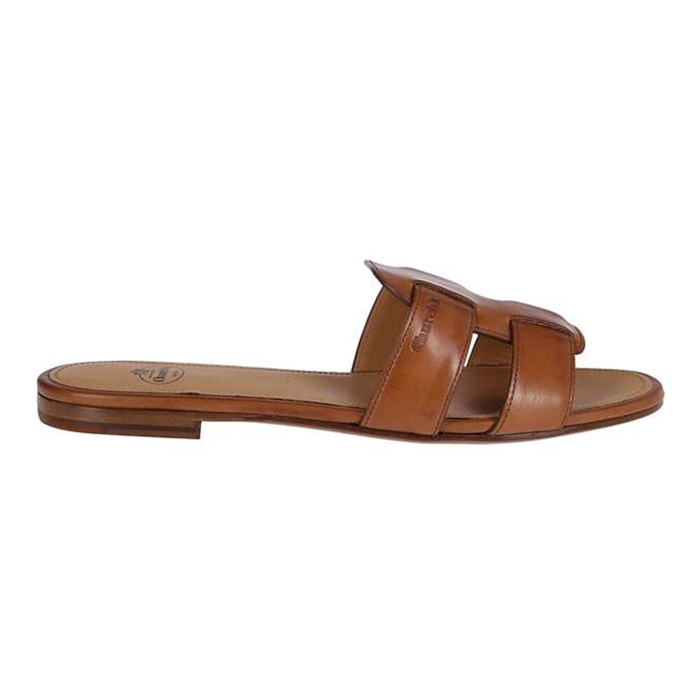 Sandalen bruin leer online dames