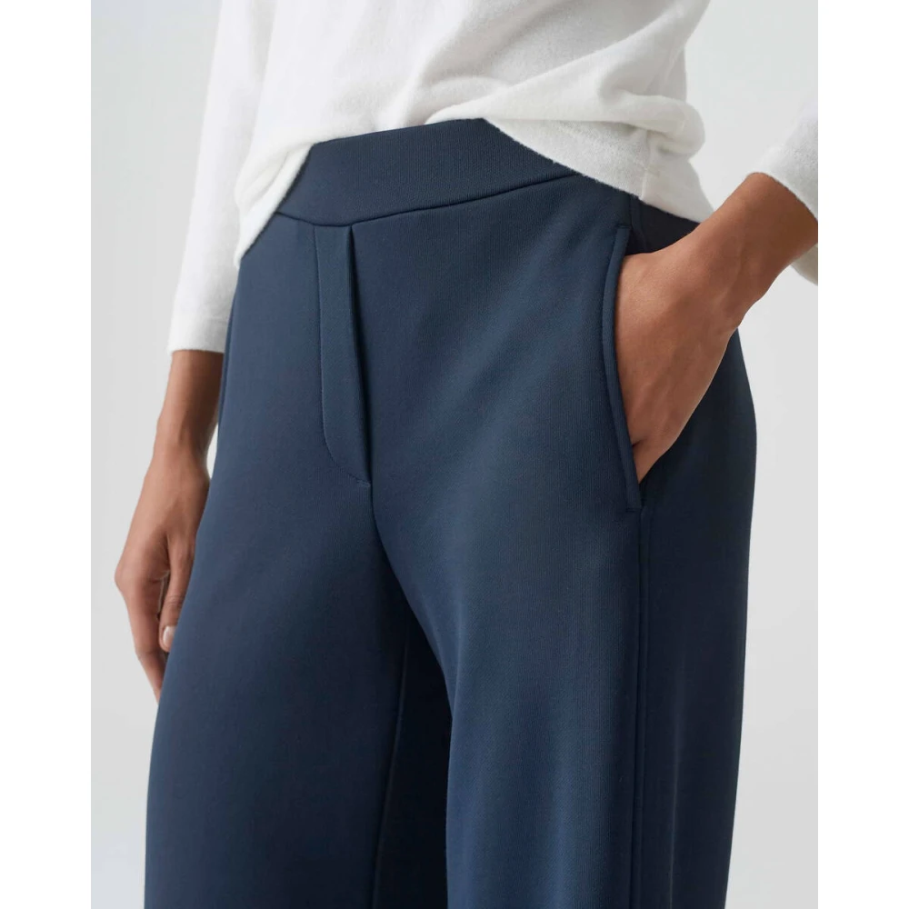 Opus Elegante Palazzo Broek Blue Dames
