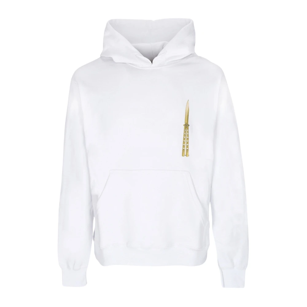 Propaganda Witte Butterfly Hoodie White Heren