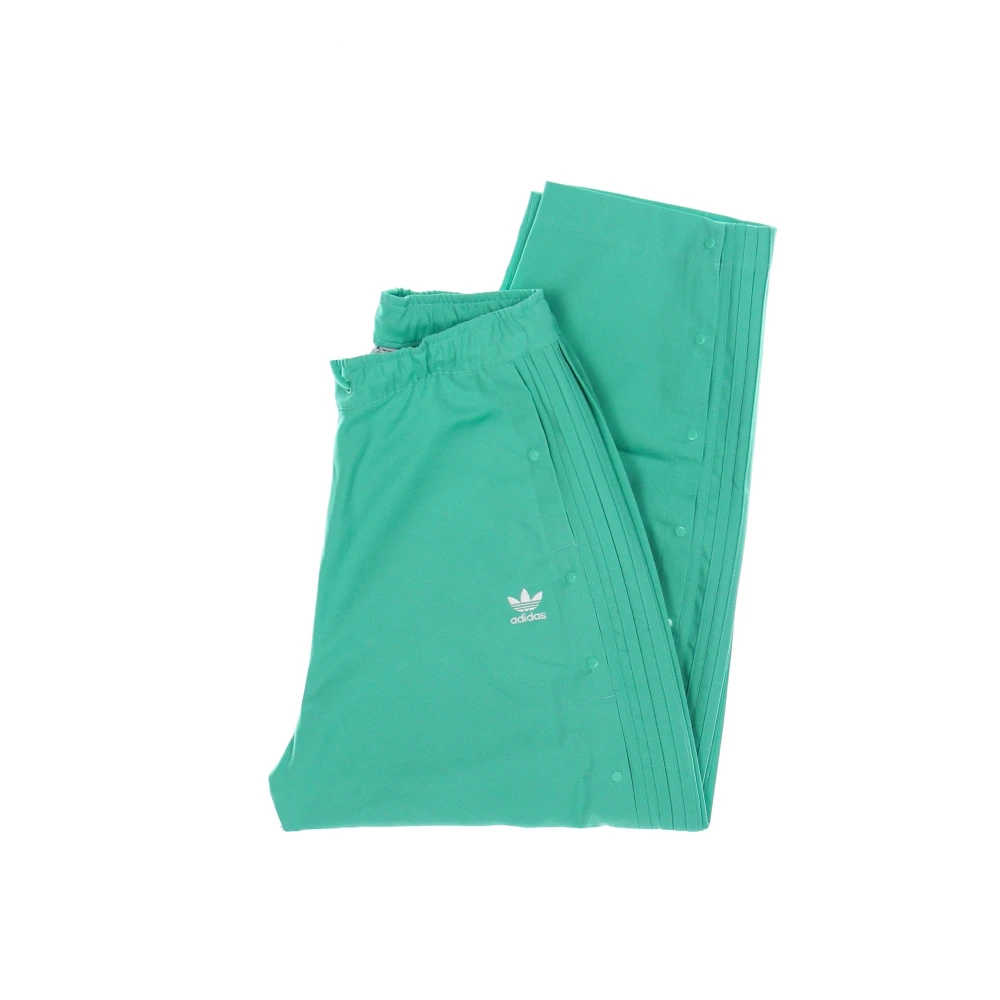 Adidas Groene Relaxte Wijde Pijp Broek Green Dames