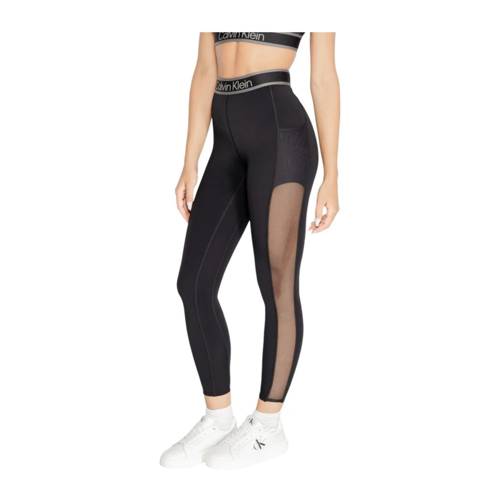 Calvin Klein Stretch Skinny Jeans & Pants Collectie Black Dames