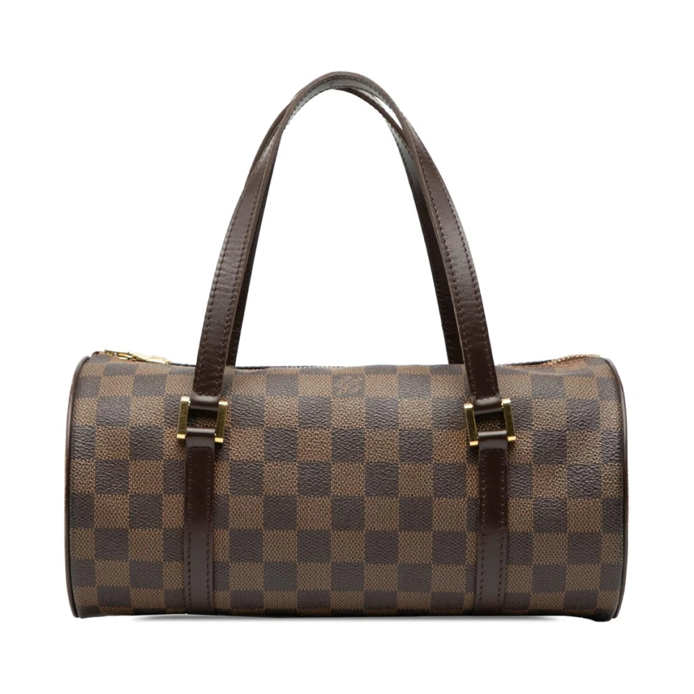 Louis Vuitton Vintage Women's Brown Pre-Owned Top Handle Cylindrical Bag
