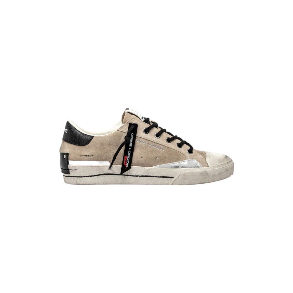 Crime London Sneaker Vintage Made in Italy Heren Schoenen Bruin