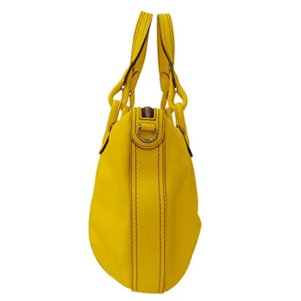 Loewe Pre-owned Leather handbags Yellow Dames