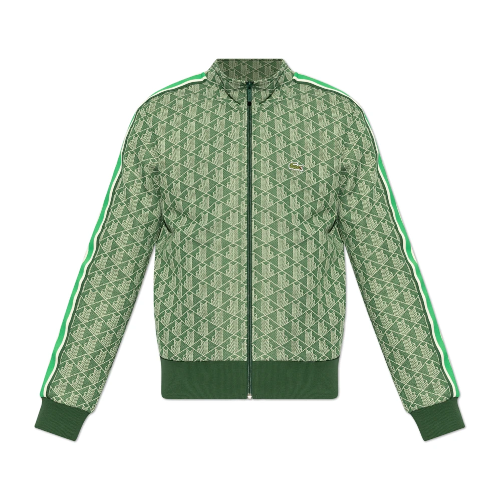 Lacoste Sweatshirt met opstaande kraag Green Heren