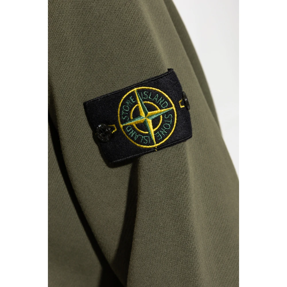 Stone Island Capuchontrui Green Heren