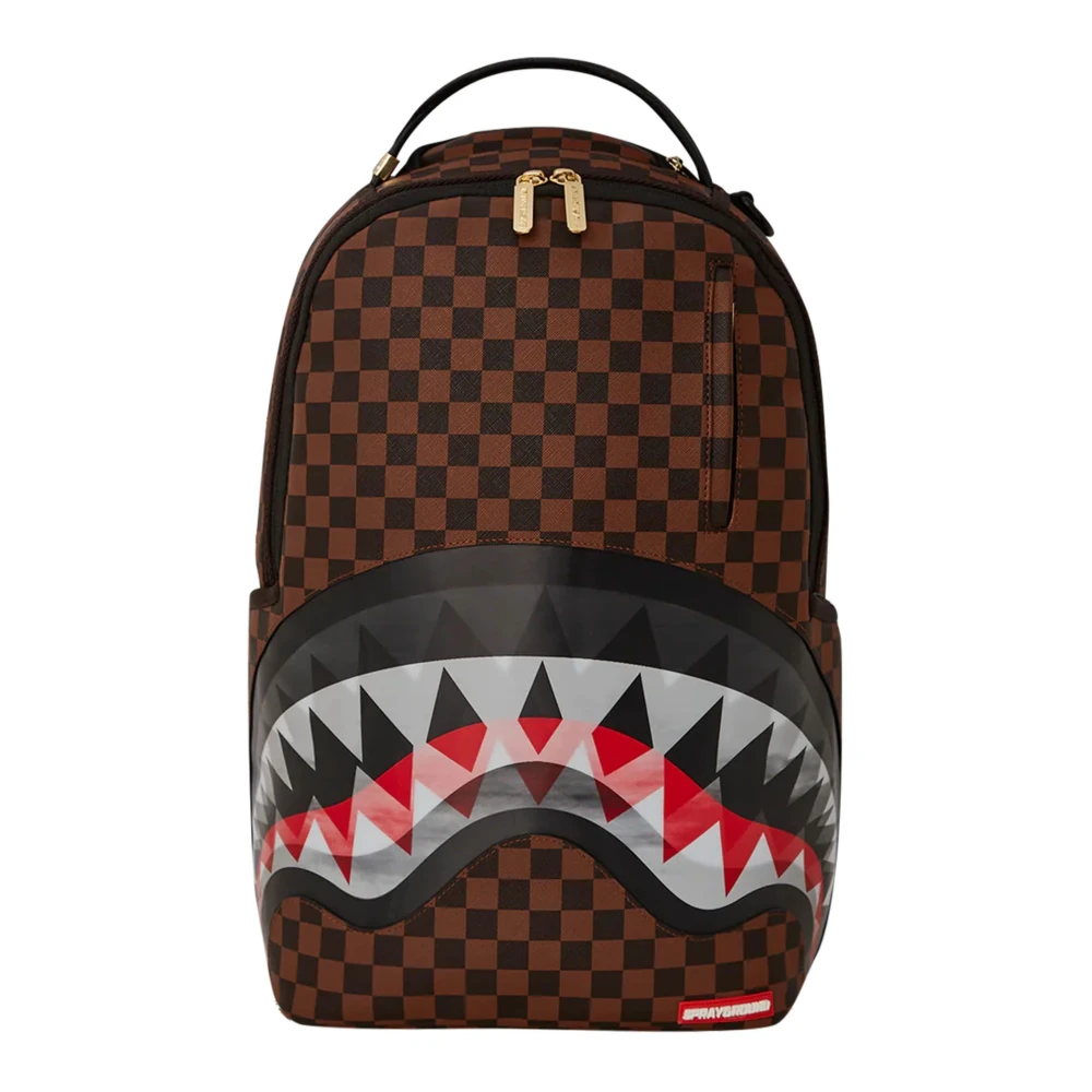 Sprayground Lenticular Chomp Rugzak in Bruin Brown Heren
