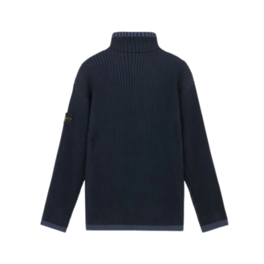 Stone Island Wollen trui met ritssluiting Blue Heren