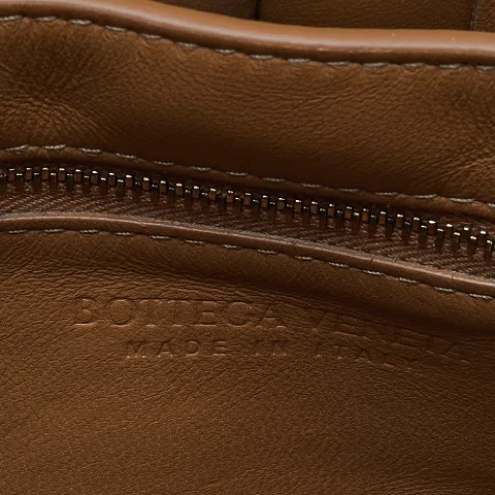 Bottega Veneta Vintage Pre-owned Leather shoulder-bags Brown Dames