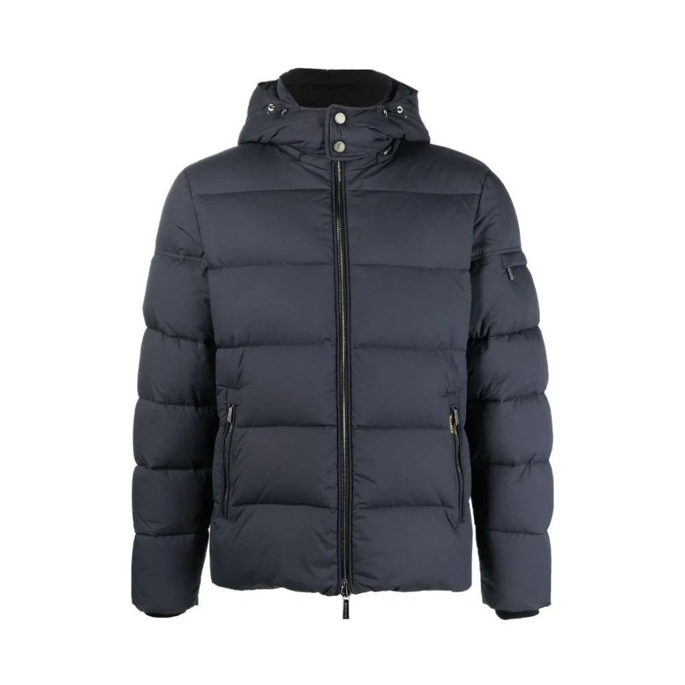 Moorer Men's Blue Brett Bomber Jacket - Down Jackets - Xl - Jackets