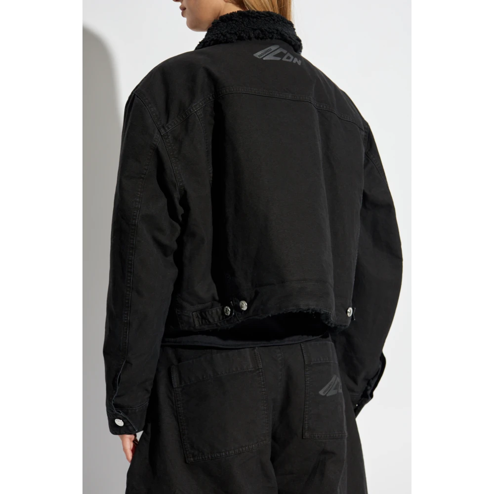 Dsquared2 Geïsoleerde spijkerjas Black Dames