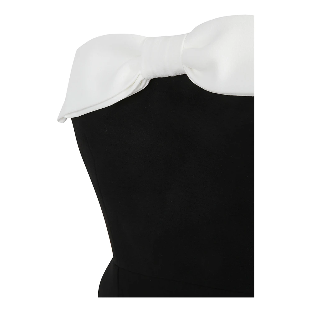 The New Arrivals Ilkyaz Ozel Zwarte Polyester Jurk Collectie Black Dames