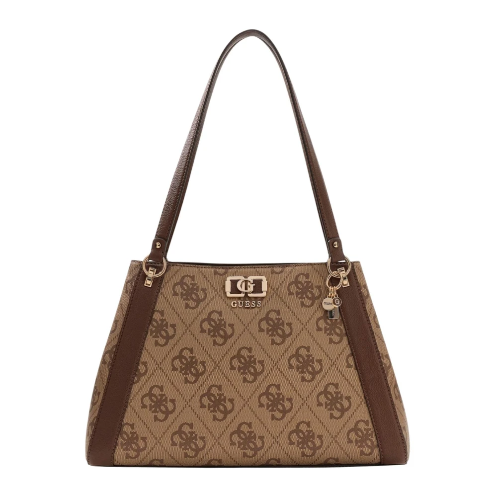 Guess Women's Beige Karnilla Logo Gfriend Carryall - Shoulder Bags - One Size - Bags