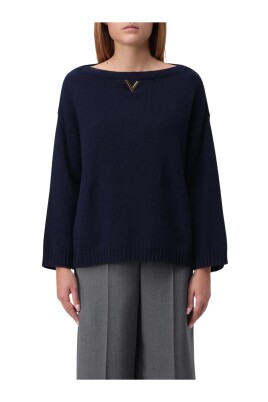 blue-cashmere-v-neck-sweater