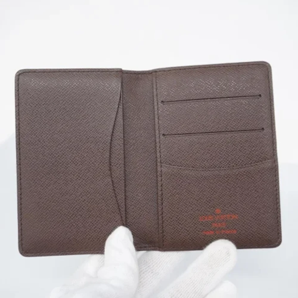 Louis Vuitton Vintage Pre-owned Fabric wallets Brown Dames