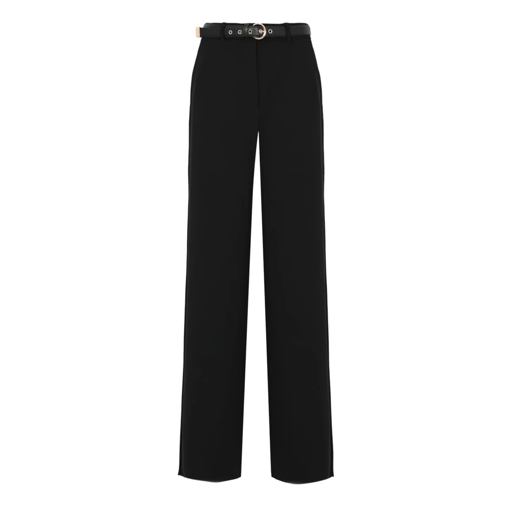 Max Mara Studio Mujer Negro - Pantalones Anchos - Trousers - Xs