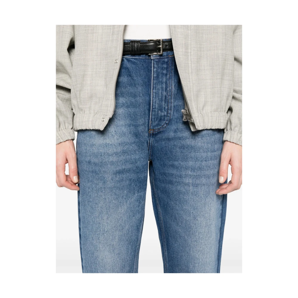 Studio Nicholson Indigo Blauw Klassieke Vijf Zak Jeans Blue Dames