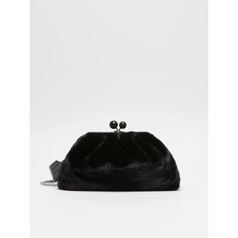 Max Mara Weekend Stijlvolle Pasticcino Tas met Karvane Stof Black Dames