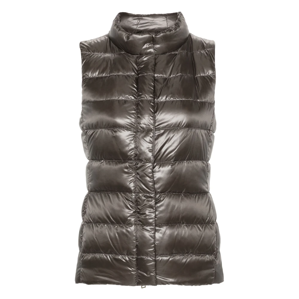 Herno Donkergrijze Vest Gray Dames