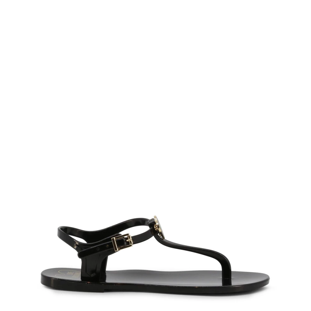 Love Moschino Platta sandaler för kvinnor - Stil Ja16011G1Gi37 Black, Dam