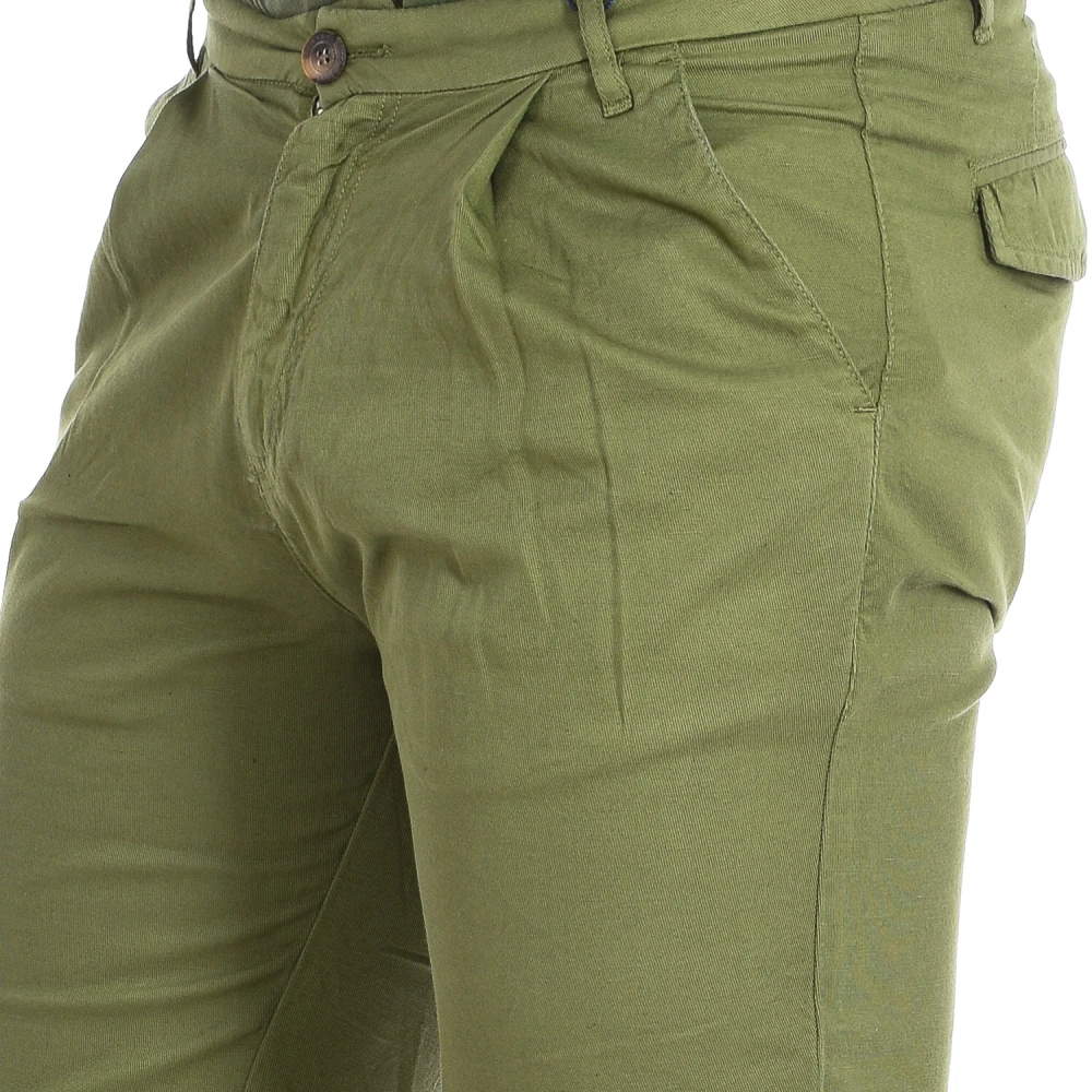 LA MARTINA Witte Bermuda Shorts Casual Trendy Stijl Green Heren