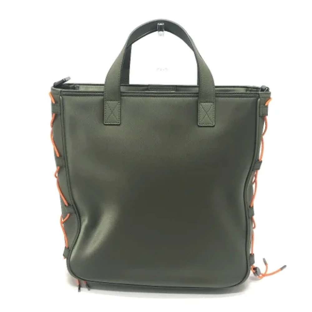 Dior Vintage Pre-owned Leather dior-bags Green Dames