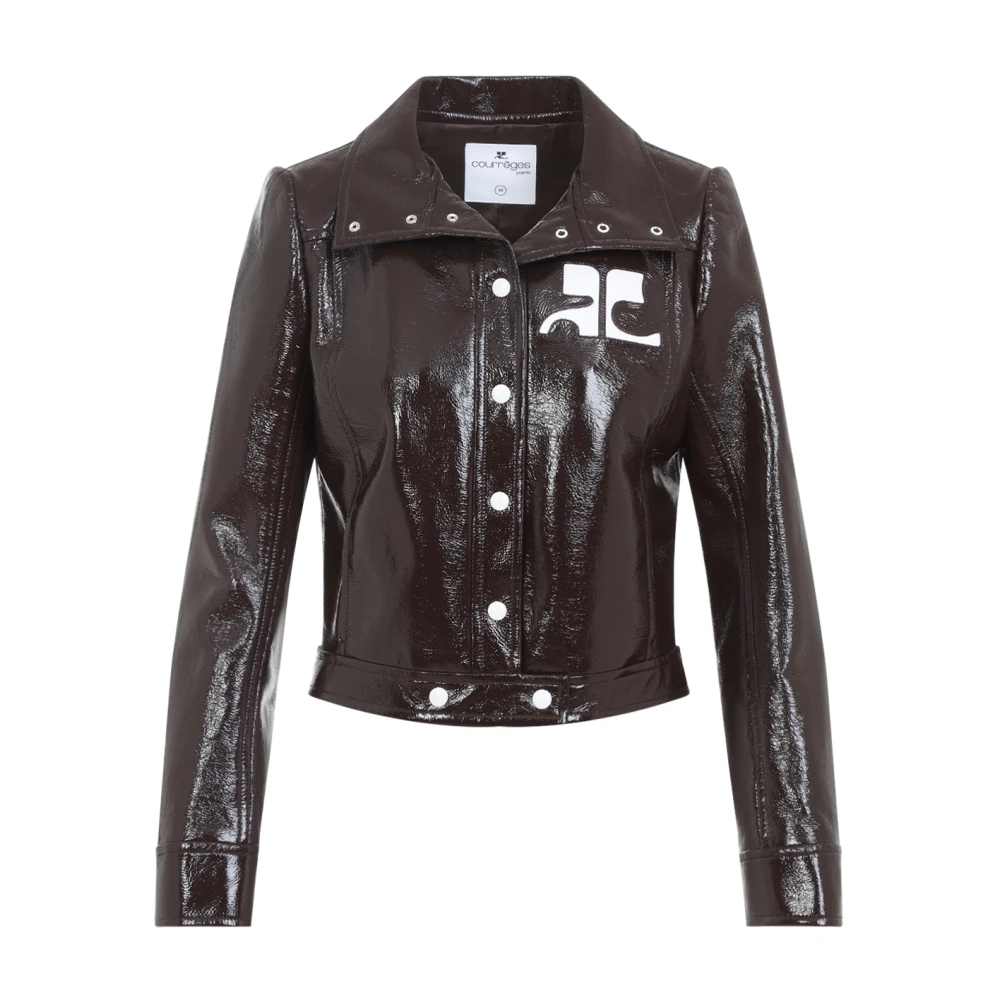 Courrèges , Damen, Jacken, Braun, Xs 