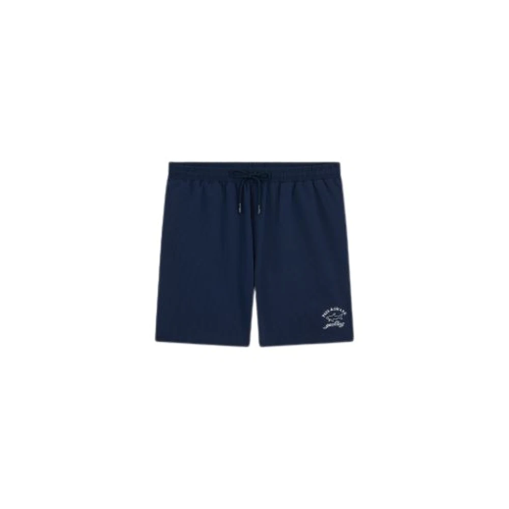 Blå Paul Shark Swim Shorts Logo Reflex Shortser