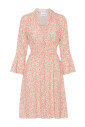 robe-courte-rose-a-fleurs