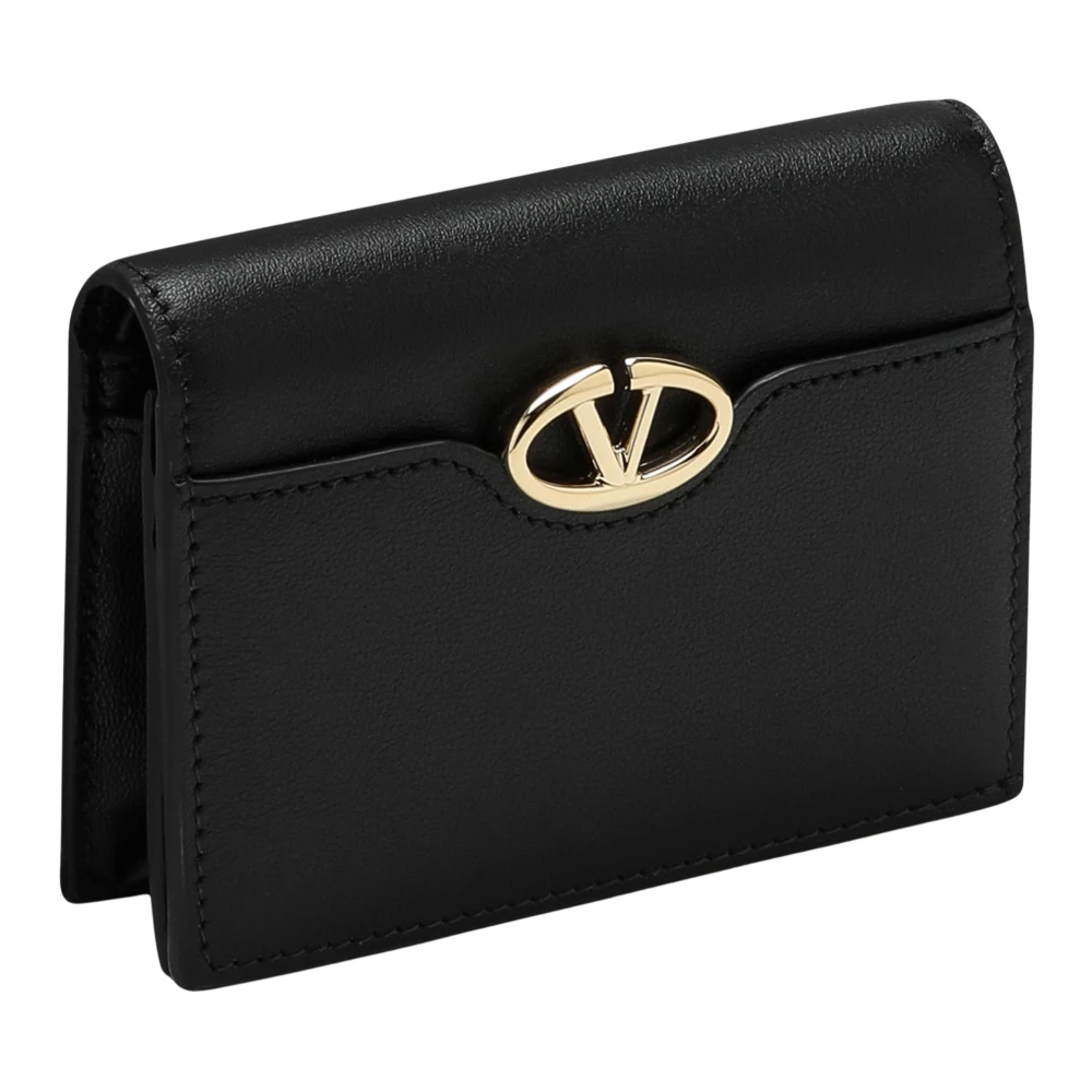 Valentino Garavani Kleine Continental Logo Portemonnee Black Dames