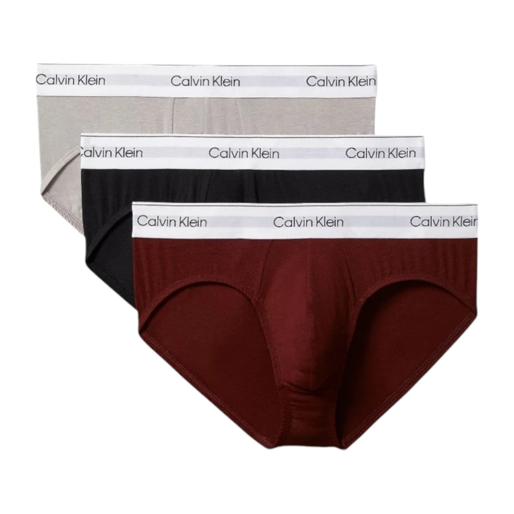 Calvin Klein Gedrukte katoen-lycra trunks Multicolor Heren