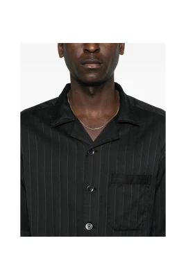 Herringbone Stripe Pajama Overshirt