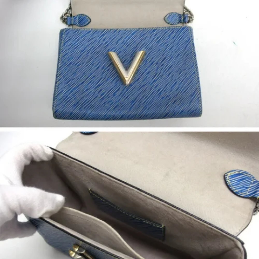 Louis Vuitton Vintage Pre-owned Denim louis-vuitton-bags Blue Dames