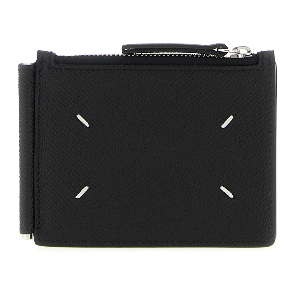 Maison Margiela Black Wallets & Cardholders, Male, One Size, Money Clip Wallet