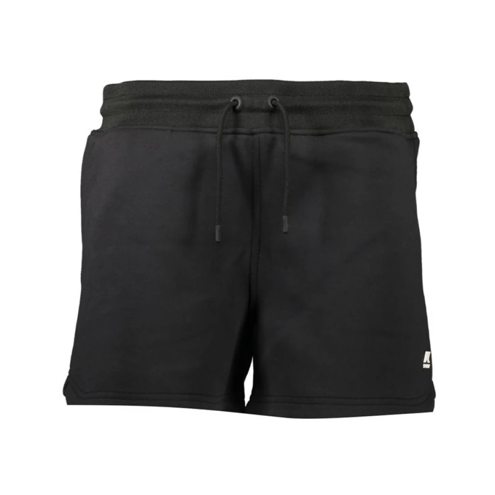 K-Way Damen Schwarz Shorts, K, Mgröße: