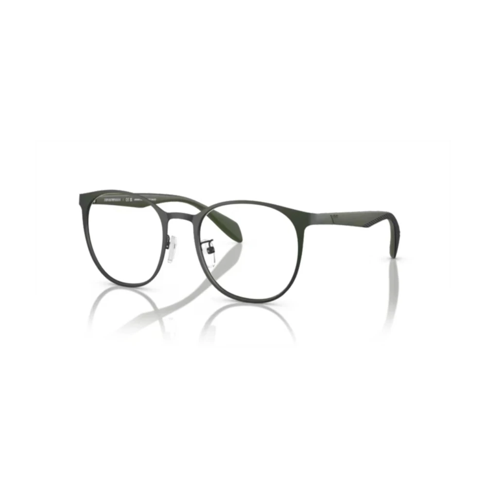 Emporio Ar i Matte Olive Cream Brilmontuur Green Unisex